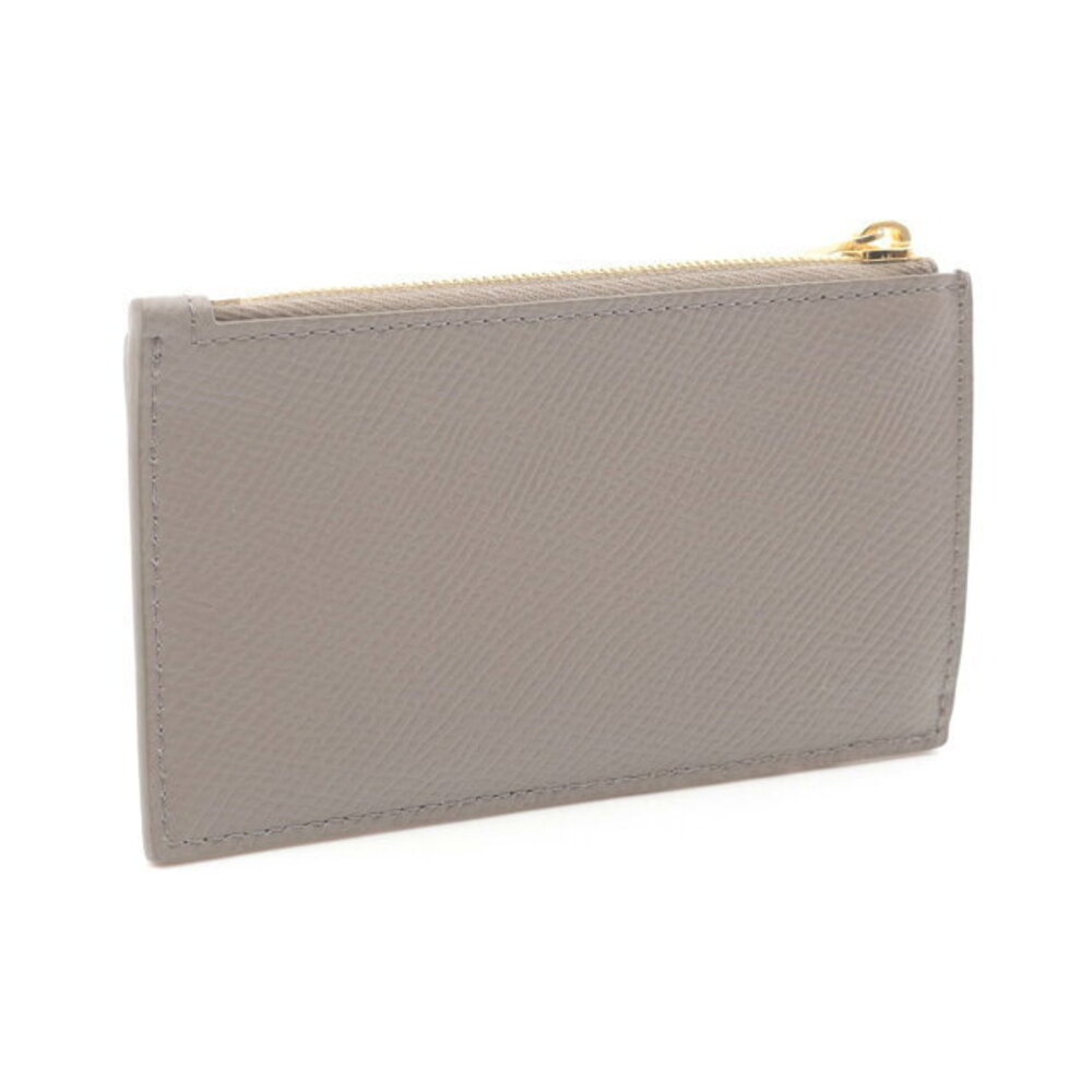Celine Beige Case Leather card Zipped Compact holder Wallet